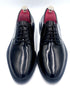 Oscar William Black High Shine Derby – Leather Sole /  Lining
