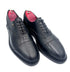 Oscar William Black Aniline Leather Oxford Shoes Top View