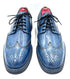Classic Handmade Blue Patina Brogue – Rubber Studded Sole / Full Leather Lining
