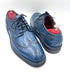 Classic Handmade Blue Patina Brogue – Rubber Studded Sole / Full Leather Lining