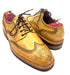 Oscar William Classic Yellow Patina Brogues – Studded Rubber Sole