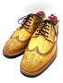 Oscar William Classic Yellow Patina Brogues – Studded Rubber Sole