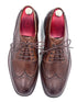 Oscar William Handmade Chocolate Brogue – Studded Sole / Leather Lining