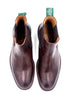 Handmade Classic Chelsea Boots – Chocolate Leather With Rubber Studded Sole