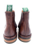 Handmade Classic Chelsea Boots – Chocolate Leather With Rubber Studded Sole