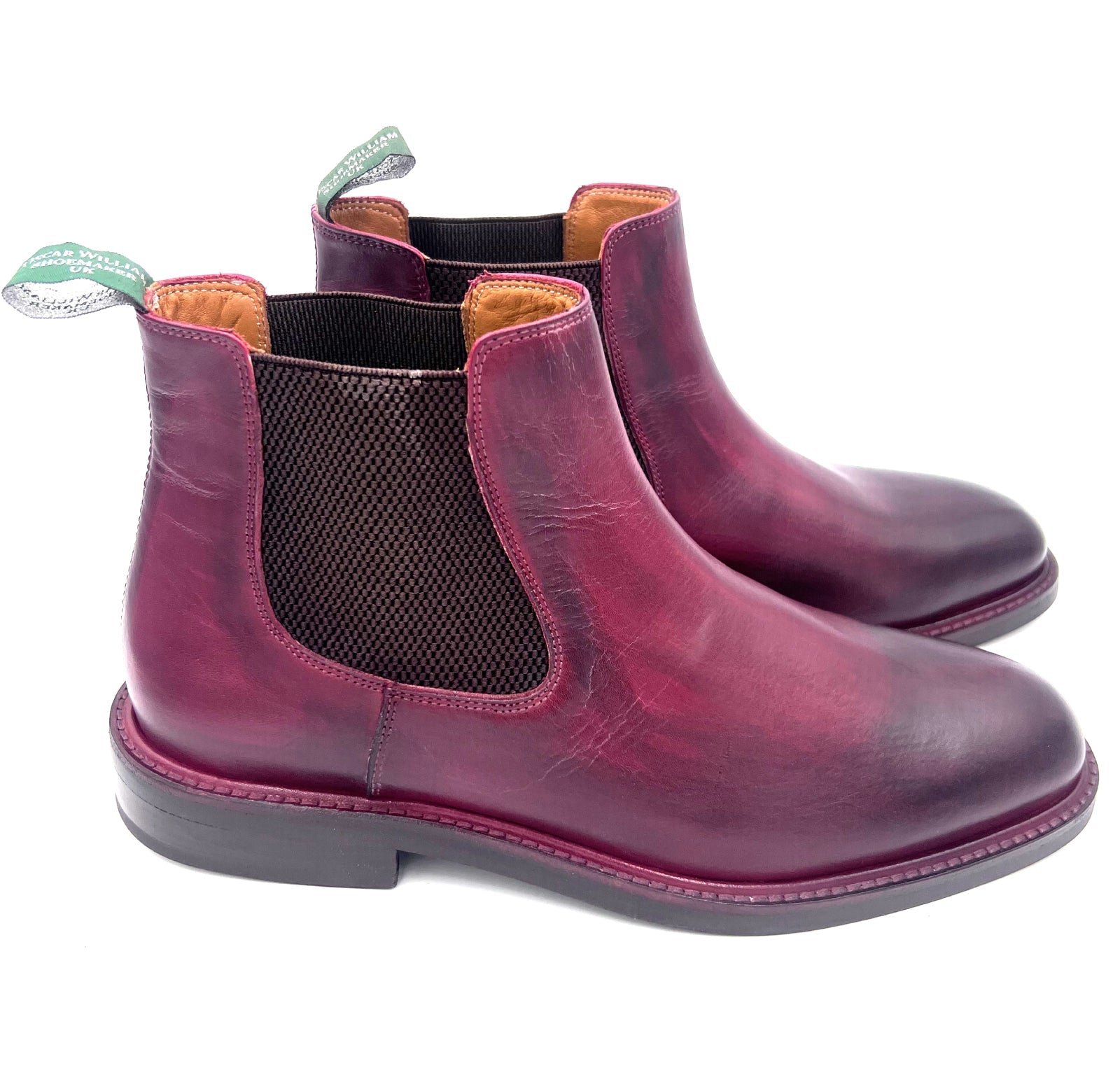 Oscar William Luxury Men’s Chelsea Boots, Handmade with Precision