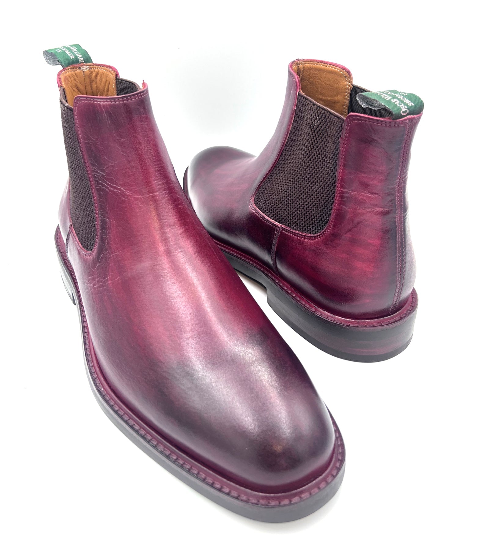 Oscar William Luxury Men’s Chelsea Boots, Handmade with Precision
