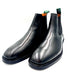 Oscar William Classic Black Chelsea Boots – Rubber Studded Sole