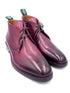 Oscar William Burgundy Patina Chukka Boots – Handmade Leather