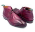 Oscar William Burgundy Patina Chukka Boots – Handmade Leather