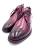 Oscar William Burgundy Patina Chukka Boots – Handmade Leather