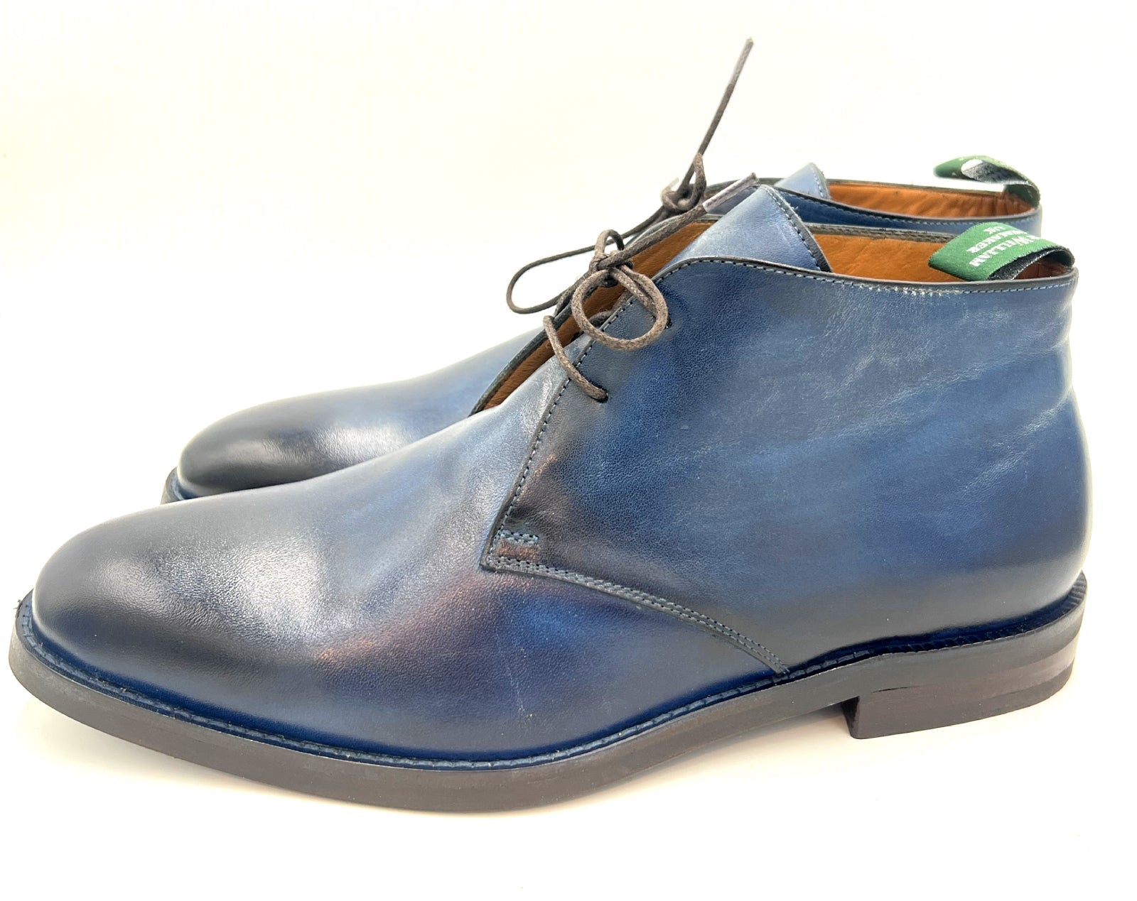 Oscar William Handcrafted Patina Chukka Boots side View