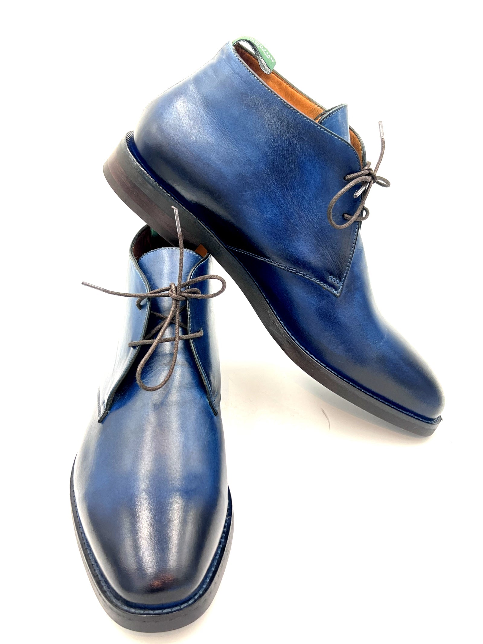 Oscar William Handcrafted Patina Chukka Boots for men