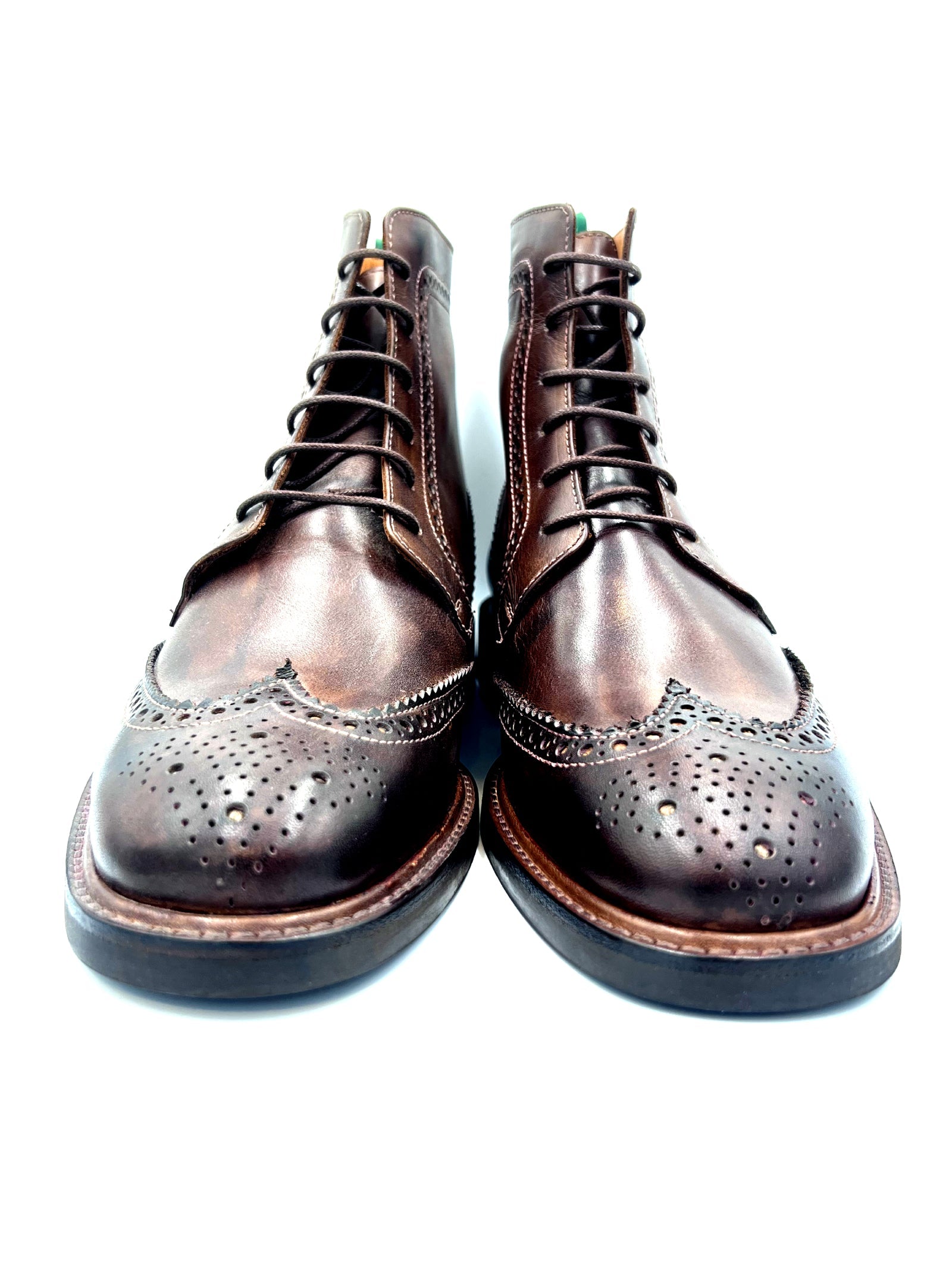 Oscar William Brogue Boots – Chocolate | Handmade with Traditional British Craftsmanship