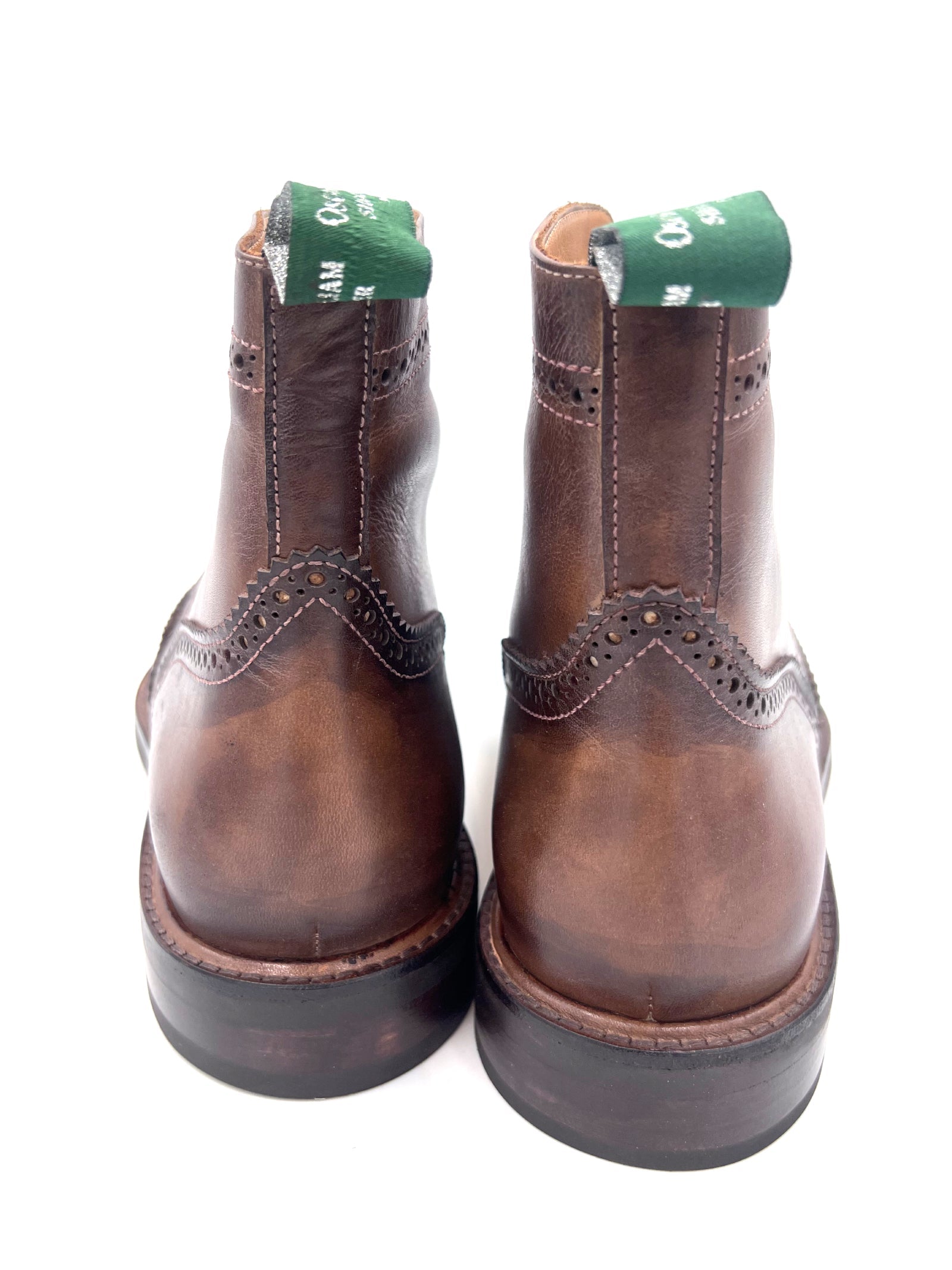 Oscar William Brogue Boots – Chocolate | Handmade with Traditional British Craftsmanship