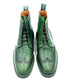 Oscar William Green Patina Brogues – Savile Row Inspired British Elegance