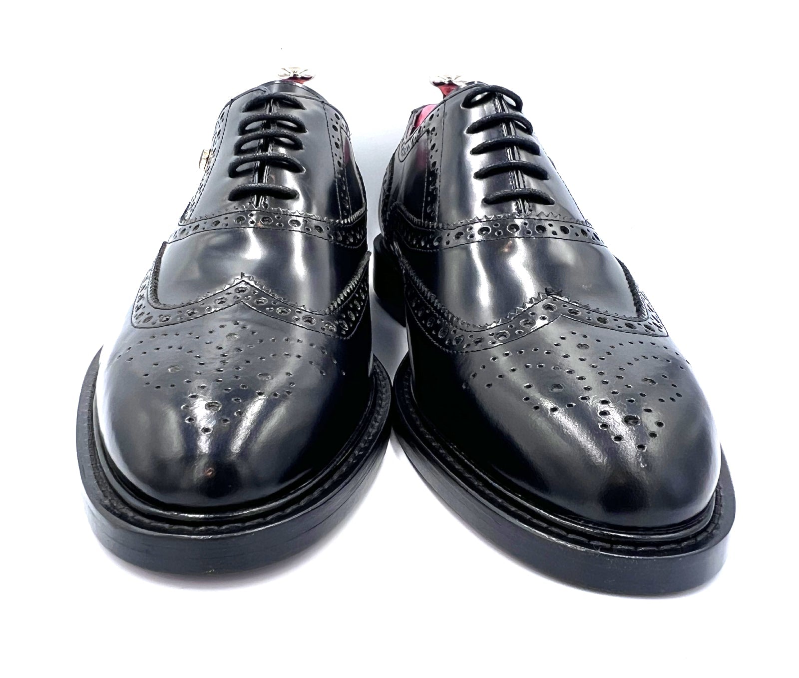 Oscar William Black Full Brogue Oxford Shoes for Men
