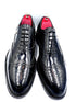 Oscar William Black Full Brogue Oxford Shoes for Men