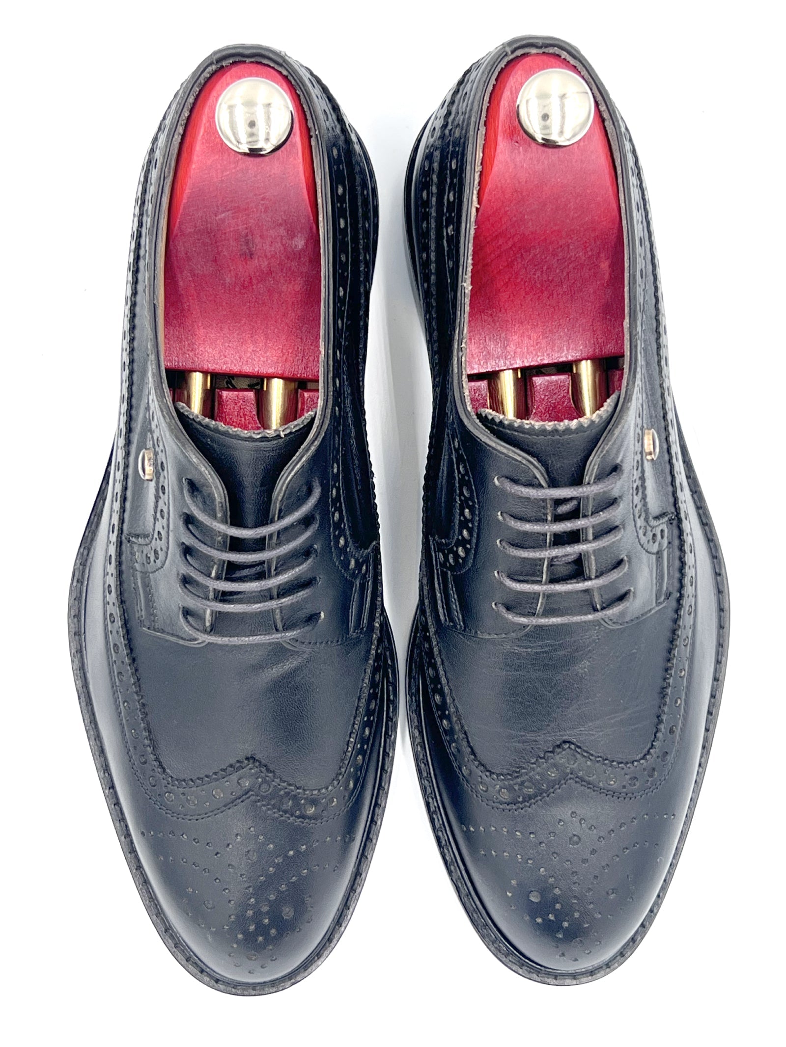 Oscar William Brogue – Royal Long Wing | Box Calf Leather