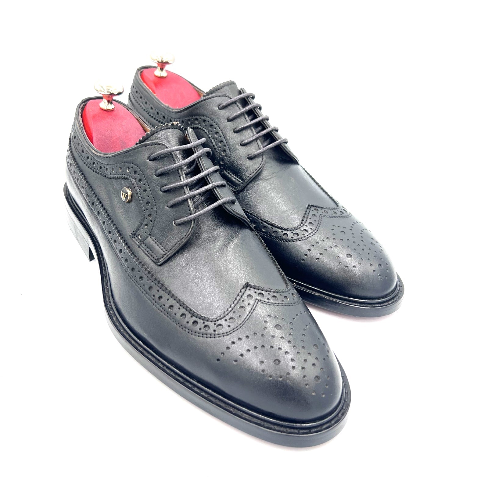 Oscar William Brogue – Royal Long Wing | Box Calf Leather