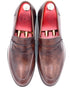 Oscar William Penny Loafer – Shaded Brown Patina