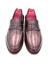Oscar William Penny Loafer – Shaded Brown Patina