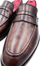 Oscar William Penny Loafer – Shaded Brown Patina