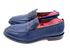 Oscar William Penny Loafers – Navy Blue | Leather Sole