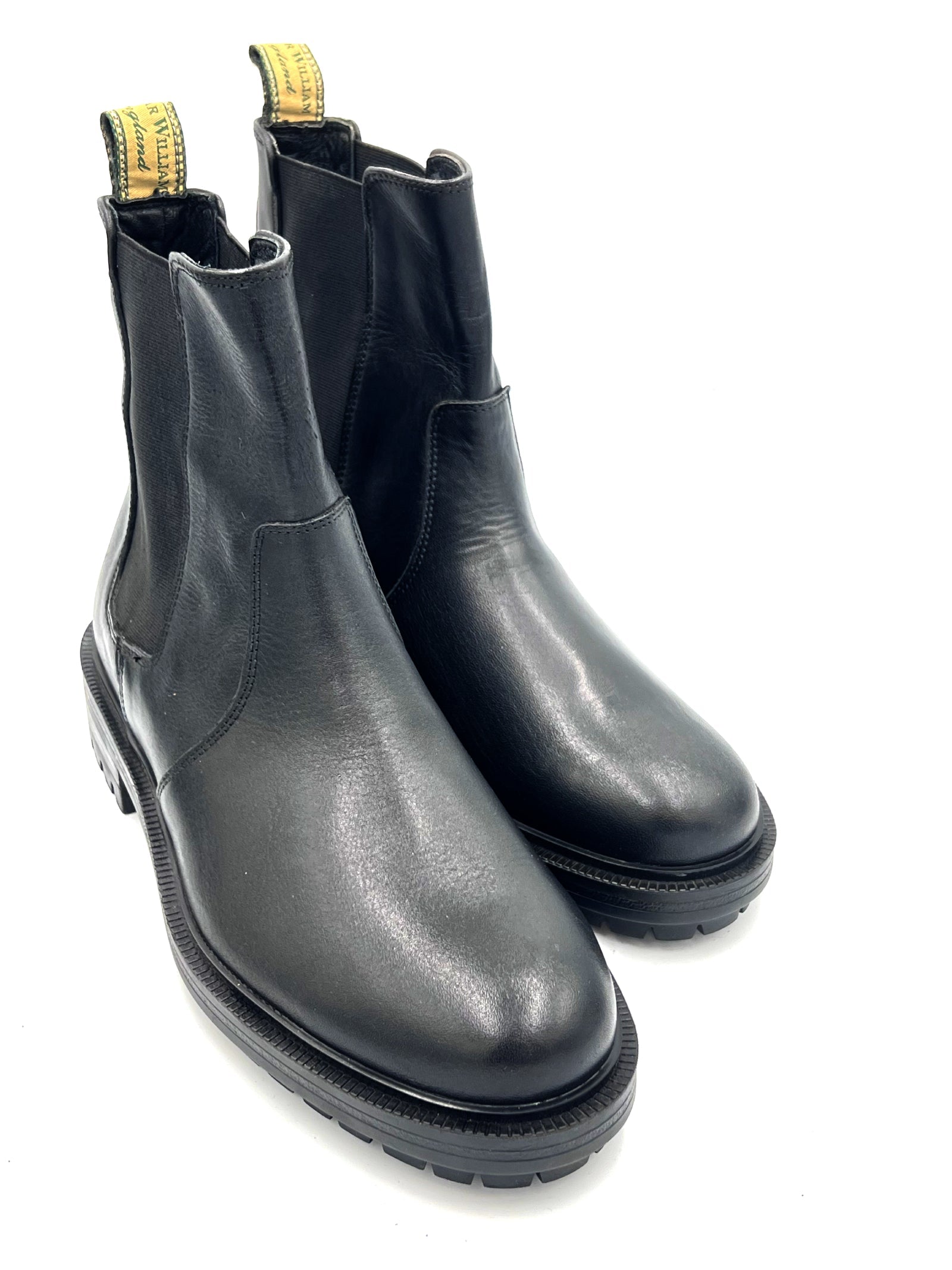 Oscar William Chelsea Boots – Black | Real Rubber Sole
