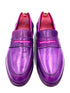 Oscar William Penny Loafers – Patina Purple | Leather Sole