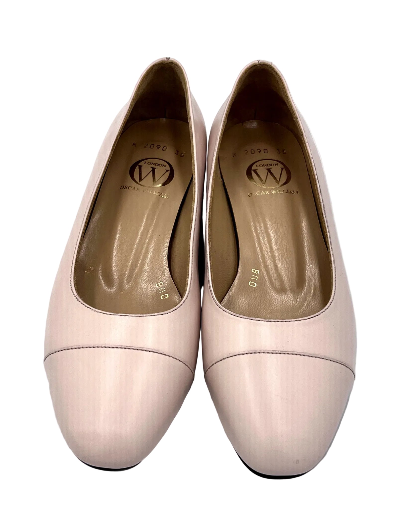 Oscar William Classic Formal Pump – Beige | Leather Sole