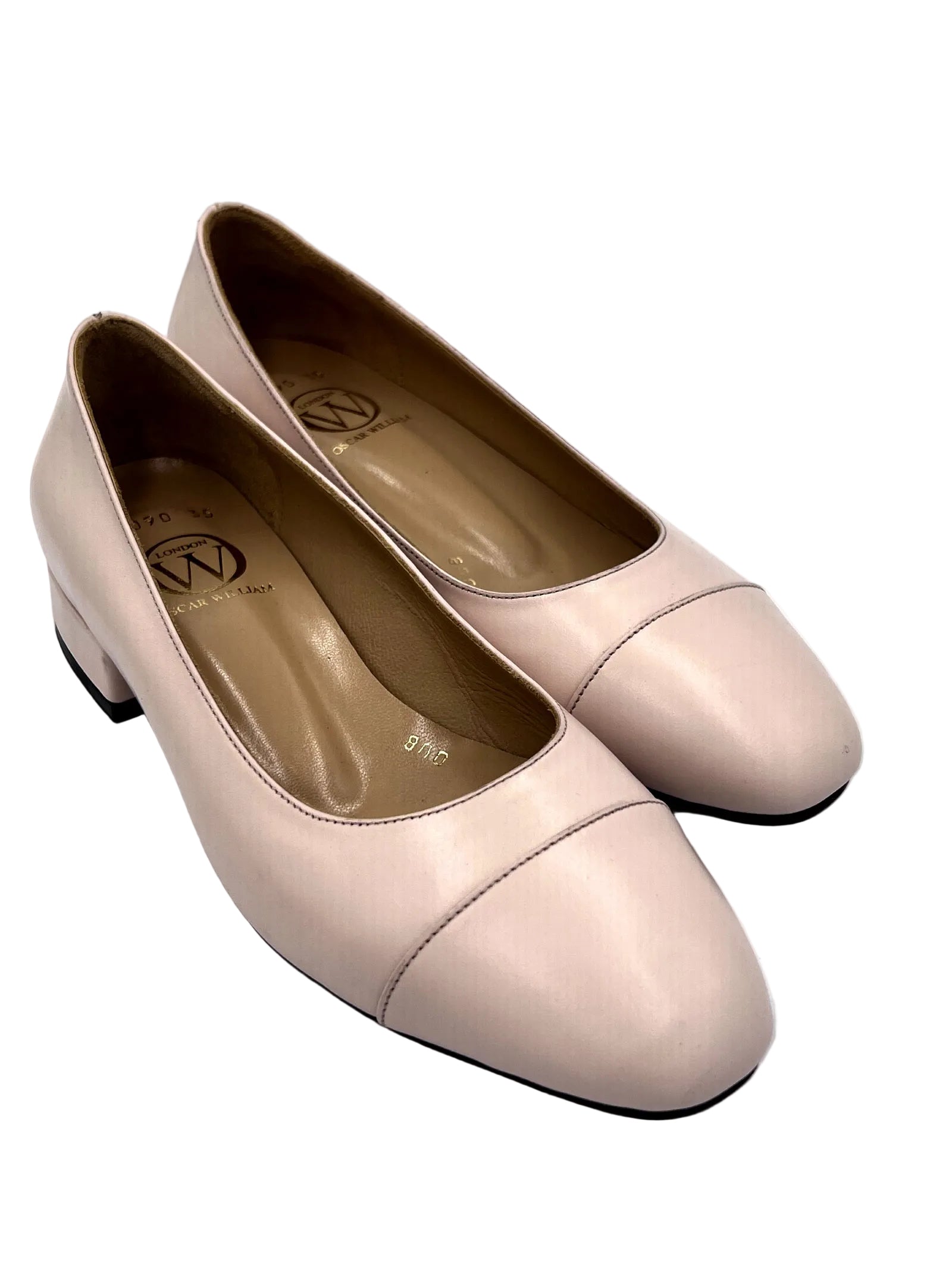Oscar William Classic Formal Pump – Beige | Leather Sole