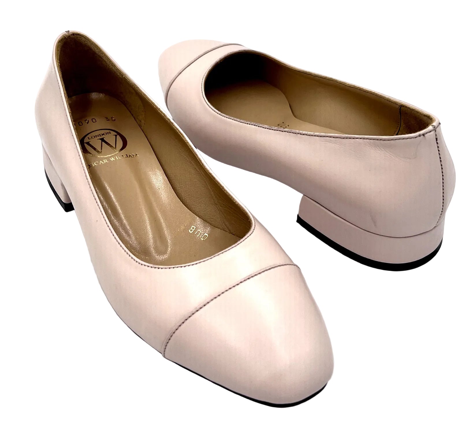 Oscar William Classic Formal Pump – Beige | Leather Sole