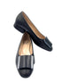 Oscar William Pump – Black with Buckle | Leather Sole