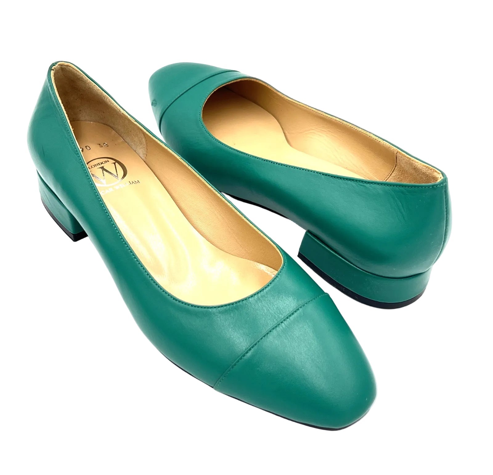 Oscar William Black Formal Pump Leather Shoes