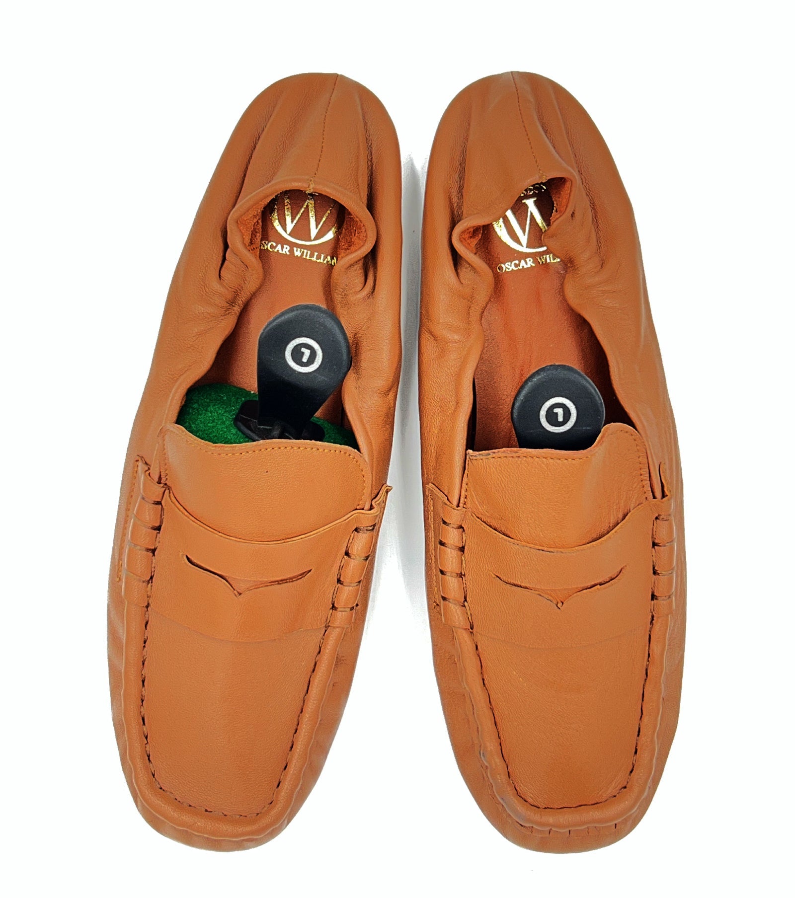 Oscar William Classic Penny Loafer – Soft Tan | Elastic Back