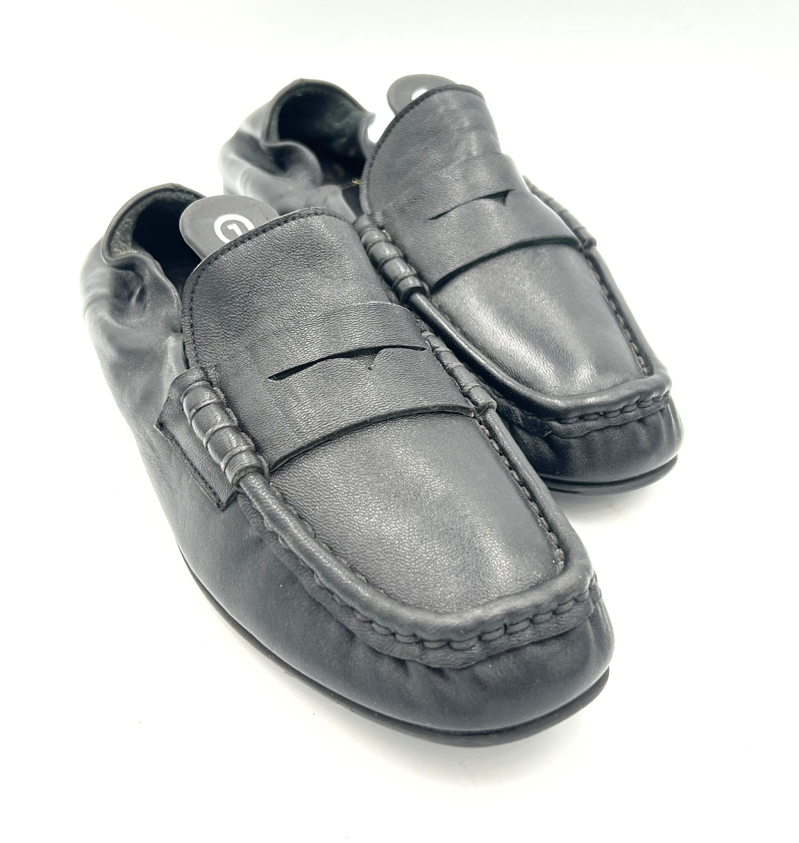 Oscar William Classic Loafers – Black Soft Leather | Elastic Fit