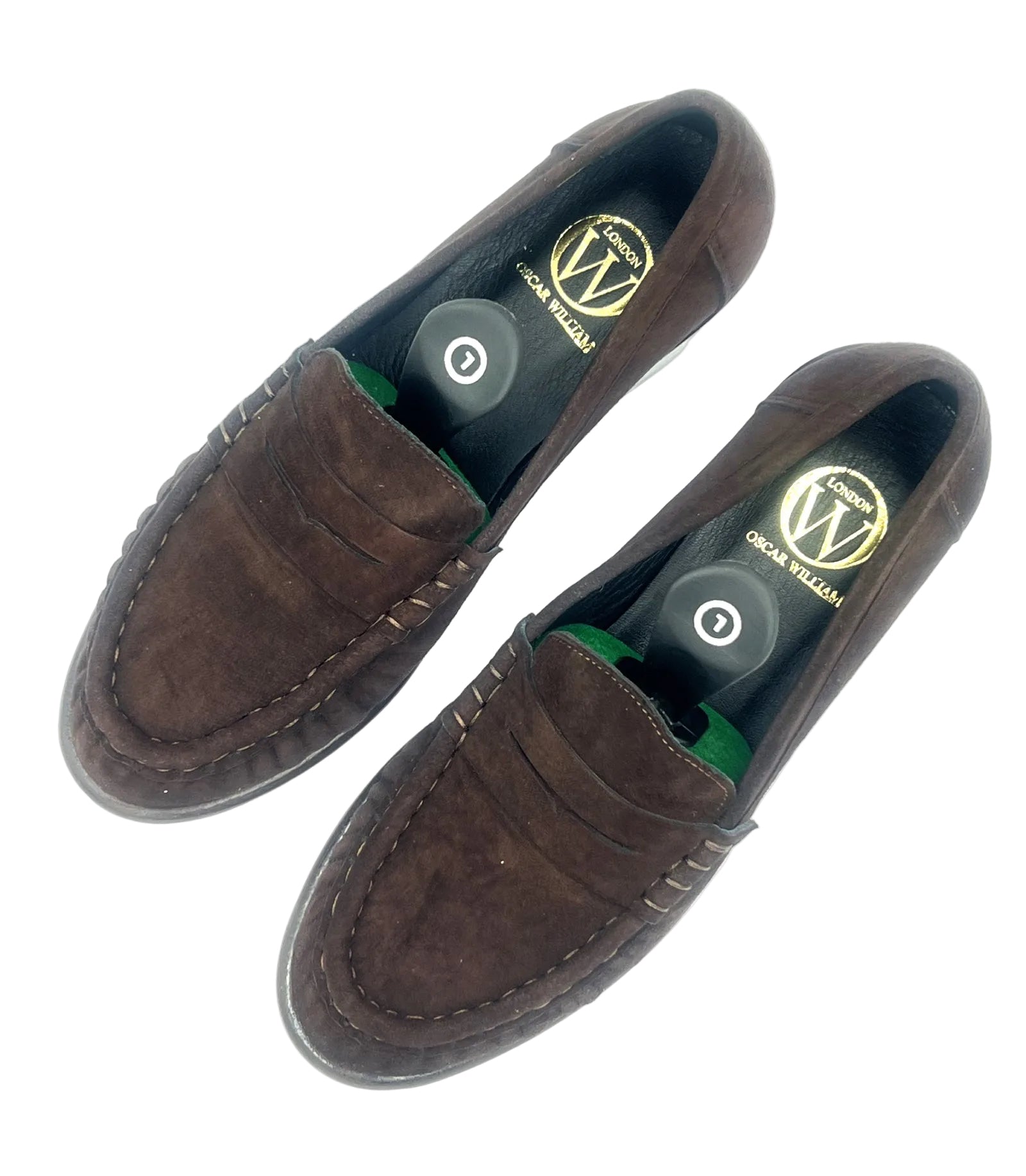 Classic Penny Loafers Brown Suede