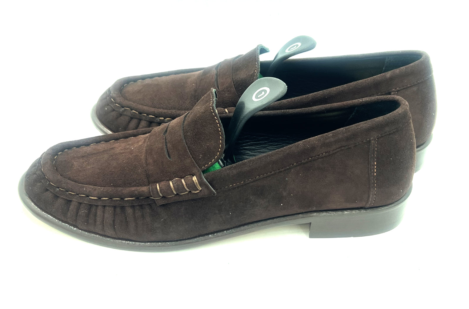 Classic Penny Loafers Brown Suede