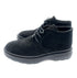 Oscar William black suede Chukka boots with lightweight sole Side View