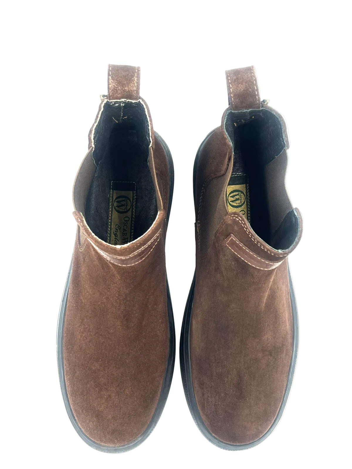 Oscar William Chelsea Boots – Dark Brown | Back Zip Design