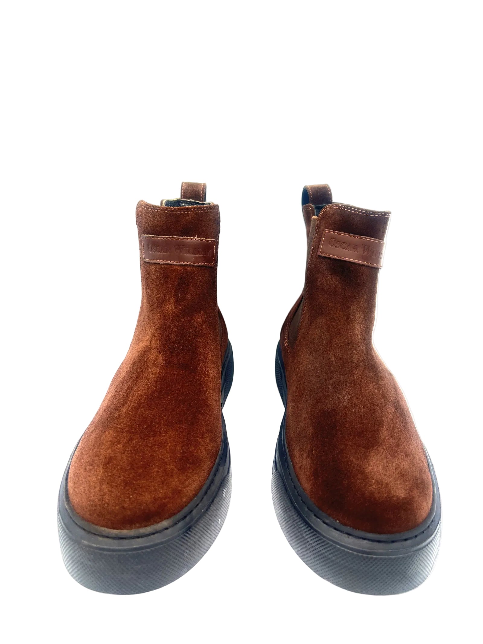 Oscar William Chelsea Boots – Dark Brown | Back Zip Design