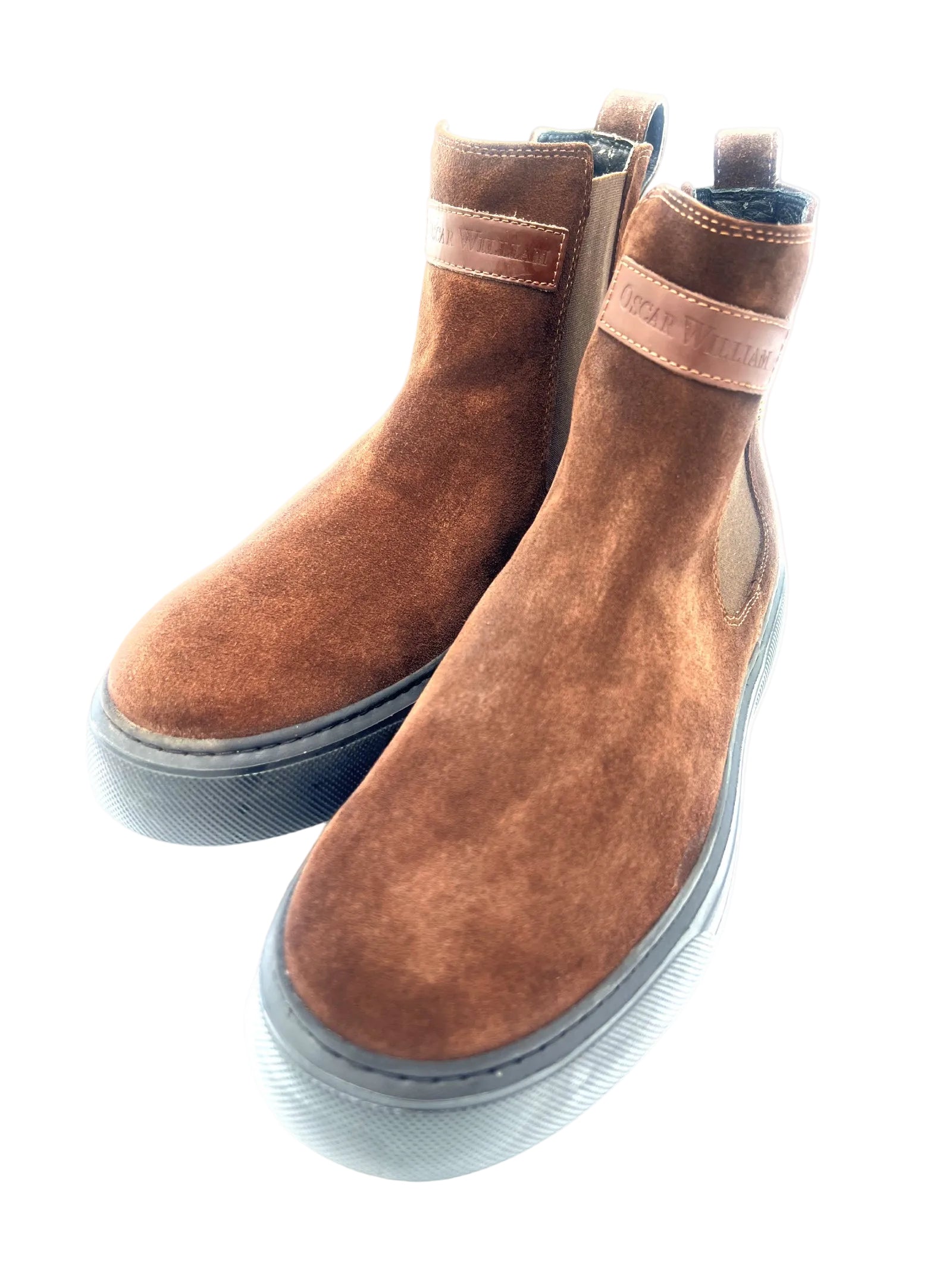 Oscar William Chelsea Boots – Dark Brown | Back Zip Design