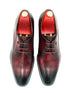 Oscar William Patina Derby – Burgundy / Black | Leather Sole