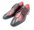Oscar William Patina Derby – Burgundy / Black | Leather Sole