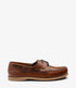 Loake Padstow Brown Waxy Leather Deck Shoes for Men