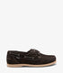 Loake Padstow Dark Brown Suede Deck Shoes for Men