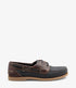 Loake Padstow Brown Waxy Leather & Navy Nubuck Deck Shoes for Men