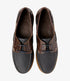Loake Padstow Brown Waxy Leather & Navy Nubuck Deck Shoes top view