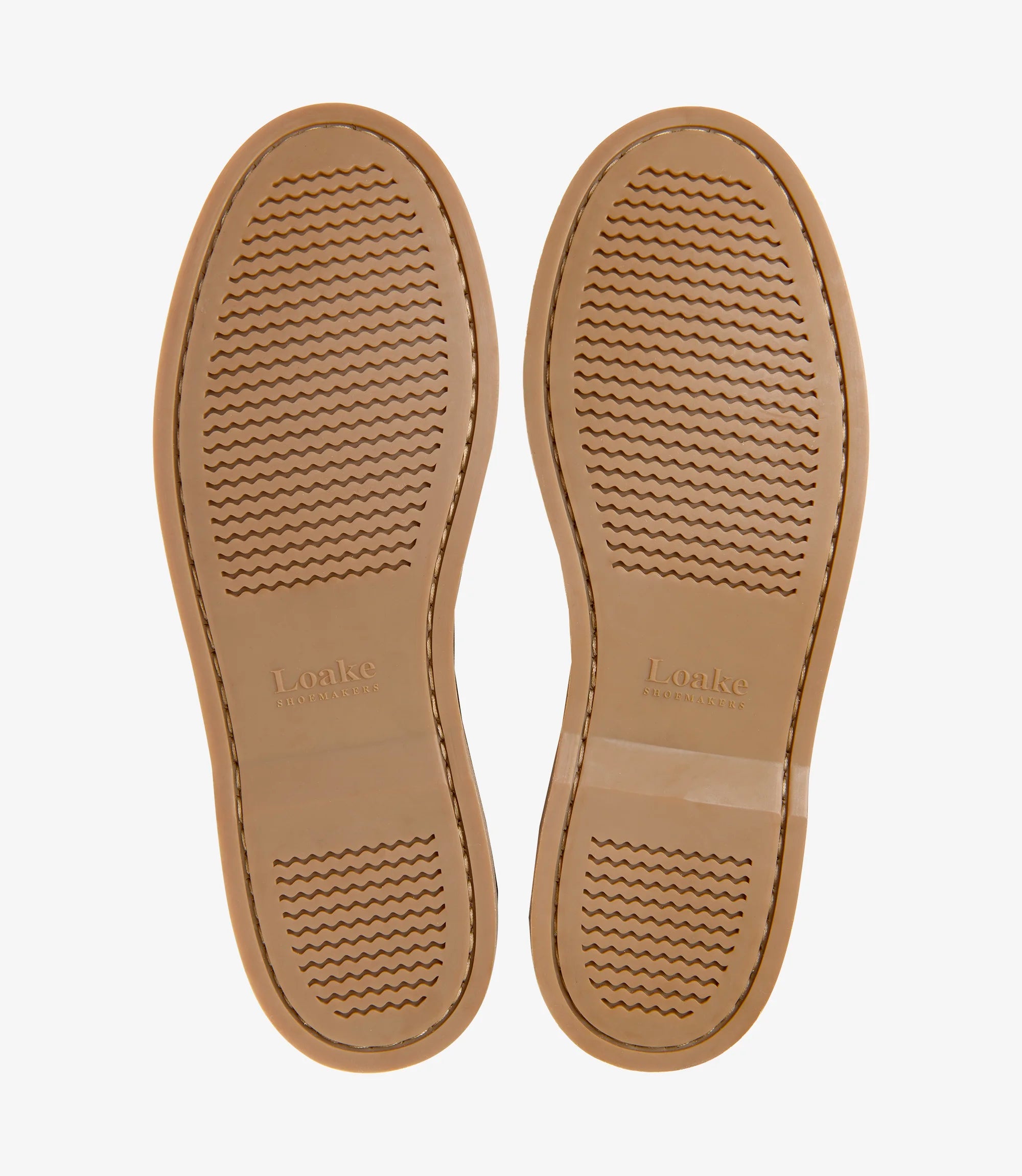 Loake Padstow Brown Waxy Leather Deck Shoes for Men